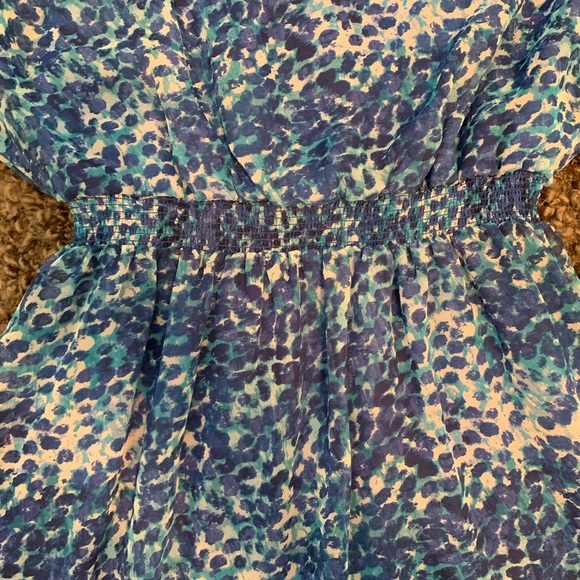 Jessica Howard Blue Watercolor Dress - Picture 4 of 4